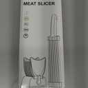 SupMaKin Fresh Meat Slicer, Thickness Adjustable 2 or 4 mm, 17 IN 1 Stainless Steel Manual Meat Cutter, Cleaver Kitchen Knife, Jerky Slicer Suit for Chicken Breast Beef Pork (Gray)