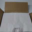 BagDream 25Pcs 16x6x12 Inches Kraft Paper Bags with Handles Bulk, Recyclable Large White Paper Gift Bags for Shopping, Retail, Grocery, Merchandise, Party Gifts