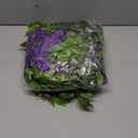 Dallisten Wisteria Artificial Flowers Garland, 4Pcs 7.2Ft/Piece Silk Fake Wisteria Vine Kit, Hanging Flower for House Outdoor Garden Ceremony Outside Wedding Arch Floral Decor (4, Purple)