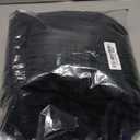 Black Fleece Throw Blanket 5060 for Couch Sofa Bed, Super Soft Cozy Plush Microfiber Flannel Blanket with Stripes Design Lightweight for Adults, Woman, Girls