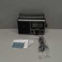 Greadio Portable Shortwave Radio with Best Reception,AM FM Transistor,LCD Display,Time Setting,Battery Operated by 4 D Cell Batteries or AC Power,Big Speaker,Earphone Jack for Gift,Elder,Home