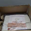 Curtains 70 Inch Length Wide Pinch Pleated Blackout for Sliding Glass Door, Farmhouse Natural Linen Thick Thermal for Summer Heat/Sound Noise Reducing Heavy Large Window Drapes (70"Wx120"Lx2Panels)