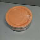 2 x 48PCS Colorful Party Paper Plates, 9inch Disposable Red Green Orange Yellow Paper Desssert Cake Plates Colored Tableware Set for Birthday Baby Shower Easter He is Risen Decorations