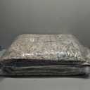 zesthome 8x10 Area Rugs - Stain Resistant Washable Rug for Living Room, Non-Slip Backing Large Area Rug with Ultra-Thin Low Pile for Bedroom, Vintage Home Decor (Orange/Beige)