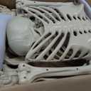 breesky Skeleton for Halloween Life Size: 5.4ft Realistic Human Skeleton