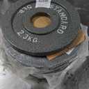 CAP Barbell 110 LB Standard 2-Inch Cast Iron Weight Plate Set (4 x 5lbs, 4 x 10lbs and 2 x 25lbs)