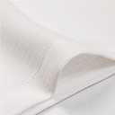 QIVICIMA Men's Hawaiian Shirt Linen Short Sleeve White Pink Sky Blue Button Down Shirt Casual Print Shirts (White, M)