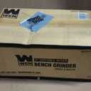 WEN BG625V 2.5-Amp 6-Inch Variable Speed Bench Grinder with Flexible Work Light , Black