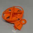 5 Pcs Replacement Parts Compatible with Baby Brezza Formula Pro Advanced and WiFi Model FRP0046 FRP0047 FRP0048 FRP0066, Includes Stirring Wheel Locking Cover Measuring Wheel Axle & Scraper