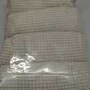 H.VERSAILTEX Stretch Dining Chair Covers Set of 4 Chair Covers for Dining Room Parsons Chair Slipcover Chair Protectors Covers Dining, Feature Textured Checked Jacquard Fabric, Island Fossi