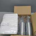 AOZITA 100 Pack 20 oz Disposable Plastic Cups with Lids and Straws, Clear Iced Coffee Cups for Cold Beverages, Smoothies, Iced Coffee, Leak-Proof, BPA-Free