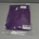 Plus Size Tunic Tops for Women Short Sleeve Summer Casual Tunics with Leggings Loose Fit Pleated Dressy Blouses (Purple)