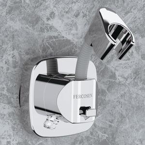 FERCOSEN 360° Swivel Shower Head Holder with Suction Cup | 10kg Load Capacity, Tool-Free Installation in Seconds | Removable and Rust-Resistant Shower Bracket
