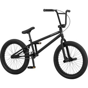 Retrospec Sesh 20 Kids BMX Bike - Freestyle Youth Bicycle for Boys and Girls With Removable Axle Pegs, U-Brake, Threadless Steering and Shock-Absorbing Tires for Children Ages 6-11 Years Old (Matte Black)