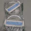 2PCS 40 Oz Tumbler Lid Replacement for Stanley Cup,Proof Tumbler Covers for Stanley Cup Accessories,Tumblers Lid Replacement and Cleaning Brush(Blue)