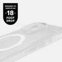 BodyGuardz Ace Pro Compatible with iPhone 16 Pro Max Case - Shockproof Cover with 18FT Drop Tested - Compatible with MagSafe - Wireless Charging - Responsive Buttons (Clear)