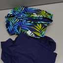 Daci Womens Tankini Swimsuits with Skirt - Two Piece Tummy Control Bathing Suits High Neck Swimwear Small