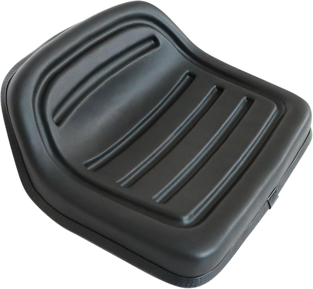 Replacement Riding Lawn Mower Seat Black Compatible with MTD Husqvarna Kubota Toro John Deere Craftsman Fits Exmark Gravely Husqvarna Kubota ‎22 x 22 x 6.25 inches (Black)