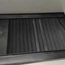 Ekena Millwork Lifetime Vinyl LL1S14X03900BL Standard Cathedral Top Center Mullion, Open Louver Vinyl Shutters, w/Installation Shutter-Lok's & Matching Screws (Per Pair), 14 1/2"W x 39"H, Black, 14.5-in. W x 39-in. H