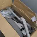 Sweetcrispy Office Computer Desk Chair, Ergonomic Mid-Back Mesh Rolling Work Swivel Task Chairs with Wheels, Comfortable Lumbar Support, Comfy Flip-up Arms for Home, Bedroom, Study, Student, Gray (Grey)