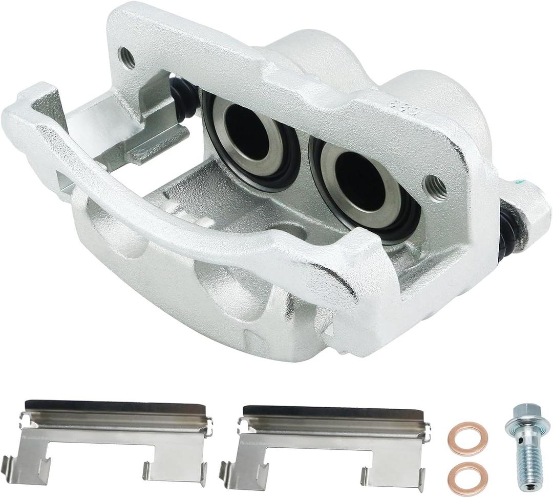 Front Left Brake Caliper Replace for 1999-2004 Chevy Silverado 1500, 2000-2006 Tahoe, 1999-2004 GMC Sierra 1500, 4.3/4.8/5.3/6L, with Bracket: 18B4729, 25848001, 19149075, FRC11022, 18FR1379