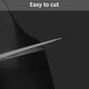 Leather Table Cover,1.8mm Thick,12x90 Inch Desk Cover,Dresser Cover Top,Dresser Protector Top,Dresser Cover,End Table Cover.(Black+Black,12x90)