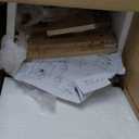 Finnhomy Nightstands Set of 2, End Table, Nightstand, Side Table with Hand Made Rattan Decorated Drawers, Wood Accent Table with Storage for Bedroom, Natural