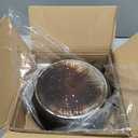 CAROTE Non Stick Frying Pan Skillet, Nonstick Granite Fry Pan with Glass Lid, Egg Pan Omelet Pans, Stone Cookware Chef's Pan, PFOA Free (Classic Granite, 10Inch)