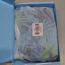 Tempt Me Women Blue Leaves Tankini Top Only V Neck Swim Tops Tummy Control Bathing Suit Top No Bottom L