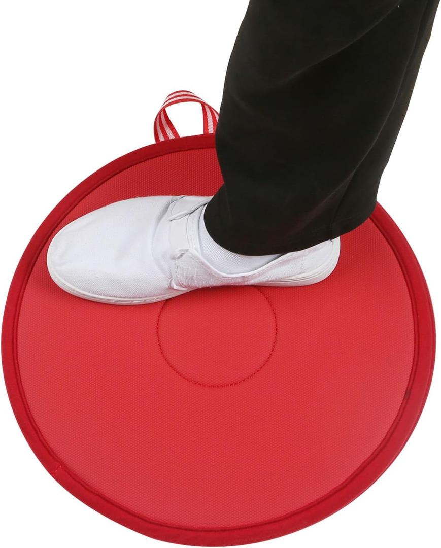 Pivot Disc and Patient Transfer Board-Turning Devices for Elderly and Disabled,Pregnant Woman,Slide Boards Aid,Swivel Cushion 360 Degree Rotating Seat Cushion for Direction Change 15.7"Dia (Red) Pivot Disc and Patient Transfer Board-Turning Devices for Elderly and Disabled,Pregnant Woman,Slide Boards Aid,Swivel Cushion 360 Degree Rotating Seat Cushion for Direction Change 15.7"Dia (Red)