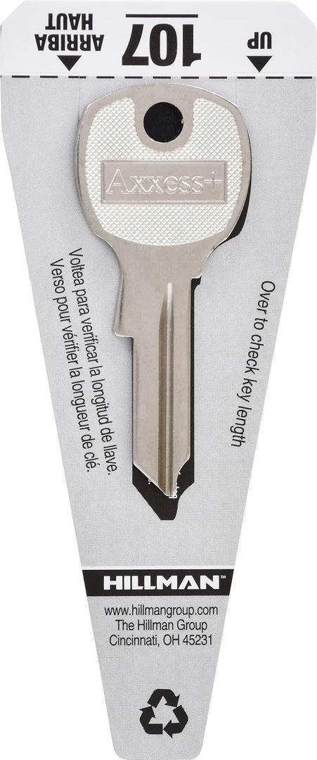 Hillman KeyKrafter House/Office Universal Key Blank 107 NA14 Single sided