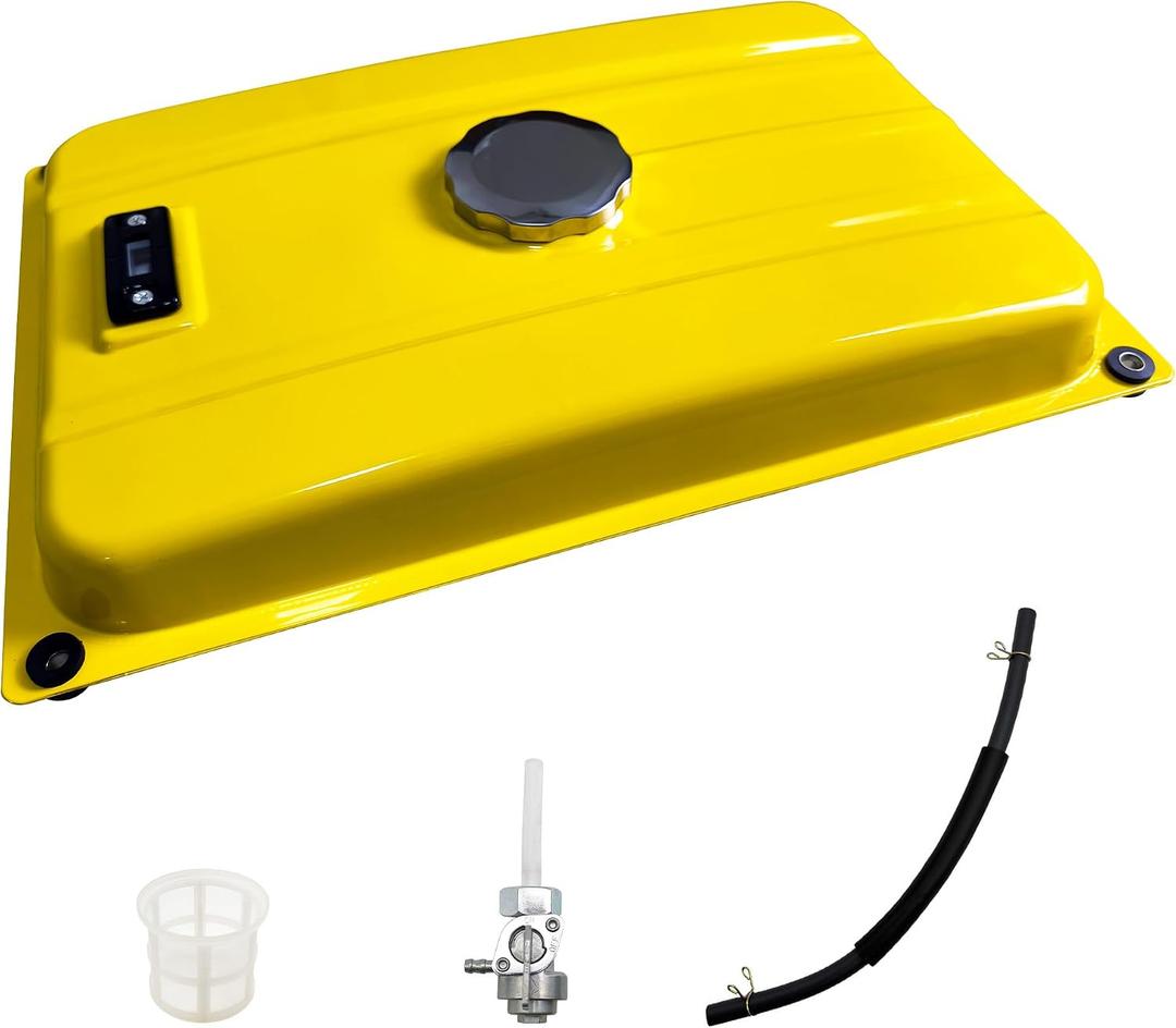 Universal Generator Gas Fuel Tank Assembly for Honda and Clone EC2500 196cc 212cc 224cc Yellow