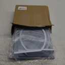 5-Section Vertical Desktop Organizer, 5-Section Mesh File Folder Stand Sorter for Office Home Classroom Organization (1, White)