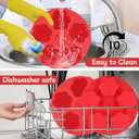 2 pieces Silicone Air Fryer Muffin Pan Egg Bite Mold for Oven Baking,Mini Muffin Tins Cups Cake Tray for Air Fryer Liners Basket Instant Pot Accessories Baking Muffin Cakes Pancake Quiche (Flower: 2 pcs)