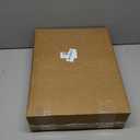 Decorative Box with Lid, Wicker Storage Basket, Water Hyacinth Woven Decorative box for Shelf, Coffee Table, Console Table, Home Decor (Large)