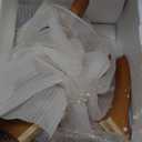 Small Round Side Table, Solid Wood End Table with Adjustable Height, Portable Accent Coffee Table, Nightstand,15.75" Dia.x 23.62" H,(Walnut)