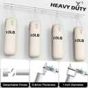 White Double Curtain Rod, 36 to 72 Inch Dual Curtain Rods with Aluminium Modern End Cap Finials, 1 Inch Adjustable Heavy Duty Window Treatment Rods, Telescopic Metal Double Drapery Pole Set