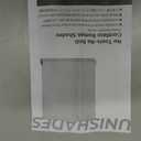 UNISHADES no Drill Cordless Roman Shades for Windows, 35" W 64" H - Light Filtering - Linen - Beige