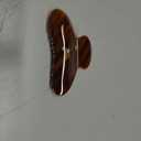 French Large Hair Claw Clips for Thick Hair, Tortoise Hair Clips, Acrylic Celluloid French Butterfly Jaw Clips, Strong Hold for Women Girls (Caramel color)