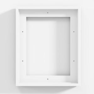 Venusmiles Canvas Frame 8x10 Frame for Canvas Painting Floating for 1" Deep, Floater for Canvas Artist Panel Oil Painting Wall Art Dcor, Vertical or Horizontal Picture Wall Decor, White
