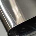 Ninestars Automatic Touchless Infrared Motion Sensor Trash Can, 13 Gal 50L, Stainless Steel Base (Rectangular, Black Lid), Black Trim