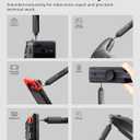 HOTO 25-in-1 Mini Electric Screwdriver, 3.7V Precision Screwdriver Set, USB-C Rechargeable, Compact Magnetic Tool for Phone, Laptop, Camera, DIY Projects, Electronics Repair