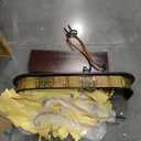 Deco 79 Wood 2 Shelves Console Table with Slim Black Metal Legs, 40" x 14" x 32", Beige