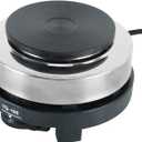 DasMarine 500W Small Hot Plate Mini Hot Plate, Small Electric Hot Plate, Mini Stove Electric Portable Countertop 5.5" Mini Hot Plate Multifunctional Home Coffee Tea Water Moka Pot Heater 110V