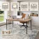 kakania Washable 5x8 Area Rug for Living Room: Abstract Modern Home Decor