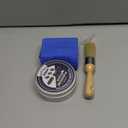 LANBEIDE Furniture Salve with Brush for Leather Wood, Polisher and Conditioner for Leather Couch and Furniture-Repair Salve 8OZ with Brush and Towel