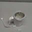 Multifunctional Adult Sippy Cup for Elderly Spill Proof - Easy to Grasp Handles, Precise Liquid Control- 15oz Stainless Steel Sippy Cup with Straw, No Spill Cups for Elderly, Seniors (Silver)