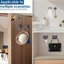 Suction Cup Hooks for Shower, No Drill Suction Hooks for Bathroom, Removable&Reusable Towel Hooks (4)