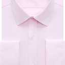 Alimens & Gentle French Cuff Regular Fit Dress Shirts (Cufflink Included) (Pink)