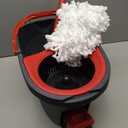 O-Cedar EasyWring Microfiber Spin Mop & Bucket Floor Cleaning System + 2 Extra Refills, Red/Gray